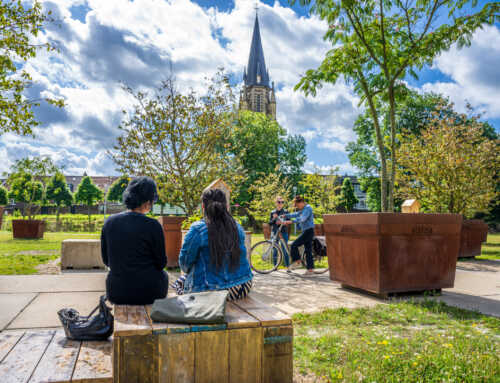 Panoramaterras aan de Geleenbeek in centrum Sittard